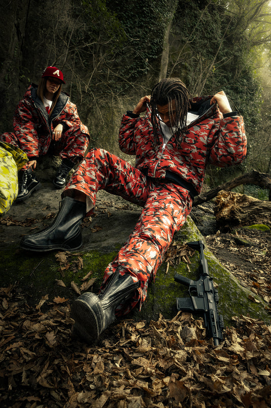 MIMETIC RED PANTS